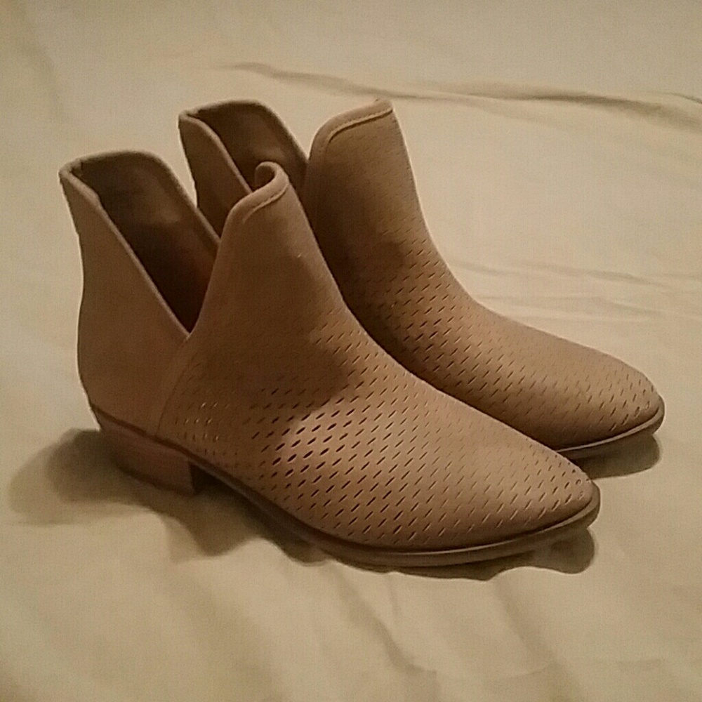 Tan Ankle Booties